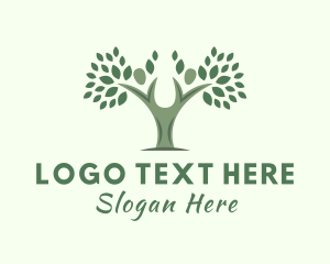 Environmental Charity Tree  Logo