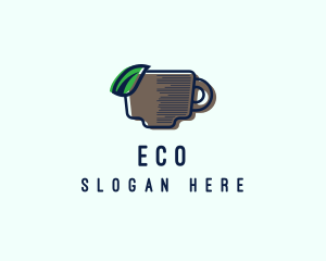 Organic Tea Cup  Logo