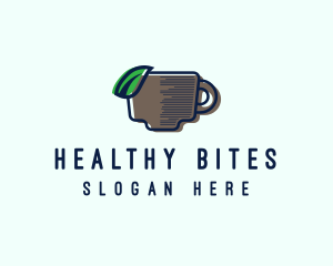 Organic Tea Cup  logo design