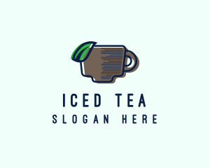 Organic Tea Cup  logo design