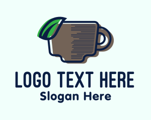 Tea Shop - Tea Leaf Cup logo design
