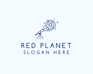 Planetarium Space Observatory logo design