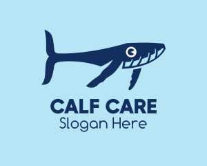 Blue Whale Calf logo design