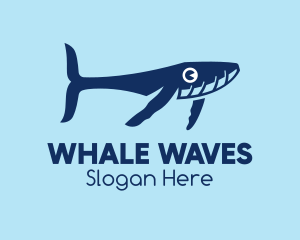 Blue Whale Calf logo design
