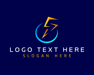 Lightning Electric Bolt logo design