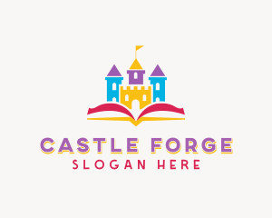 Castle Kindergarten Daycare logo design