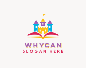 Storytelling - Castle Kindergarten Daycare logo design