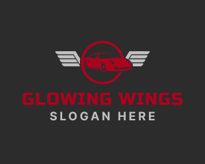 Fast Car Wings logo design