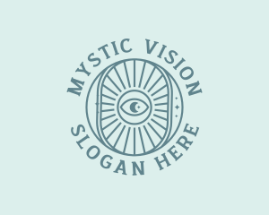 Fortune Teller - Cosmic Fortune Teller Eye logo design