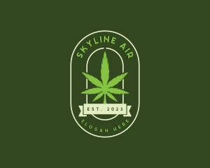 Cannabis CBD Leaf Logo