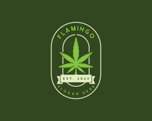 Agriculture - Cannabis CBD Leaf logo design