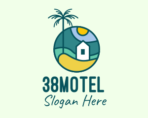 Tropical Beach House logo design