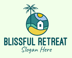 Provincial - Tropical Beach House logo design