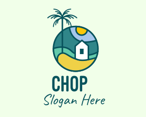 Trip - Tropical Beach House logo design