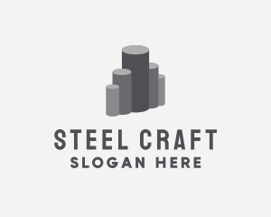 Steel - Industrial Construction Steel logo design