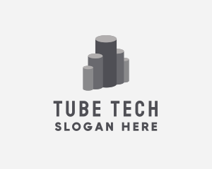 Tube - Industrial Construction Steel logo design