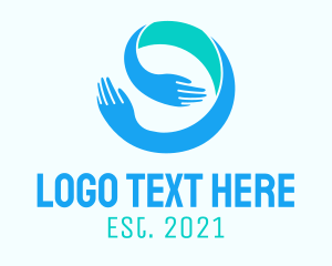 Volunteer - Helping Hand Organization logo design