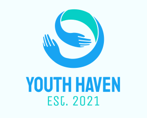 Youth - Helping Hand Organization logo design