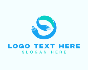 Social - Hug Hands Charity logo design