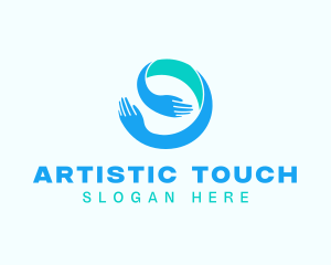 Hug Hands Charity logo design