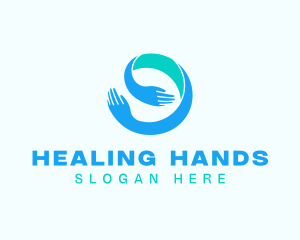 Hug Hands Charity logo design