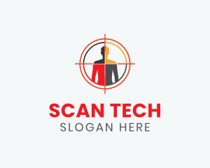 Scanner - Human Target Scope logo design