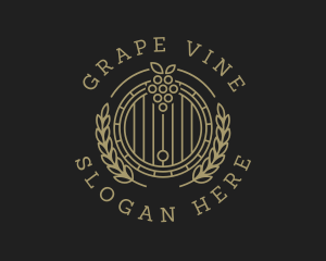 Grape - Grape Winery Liquor logo design