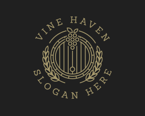 Grape Winery Liquor logo design