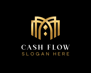 Monetary - Deluxe Financial Letter M logo design