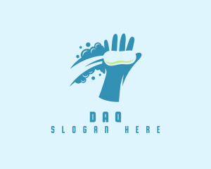 Disinfection - Housekeeping Sanitary Hand Cleaning logo design