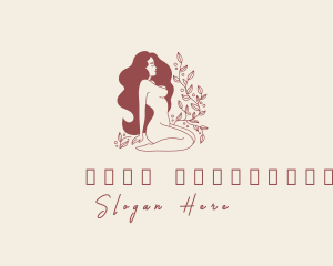 Sexy - Naked Vine Woman logo design