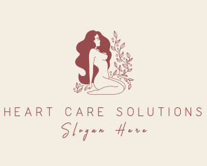 Naked Vine Woman logo design