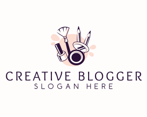 Blogger - Makeup Cosmetic Beauty logo design