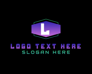 Futuristic - Gamer Futuristic Software logo design