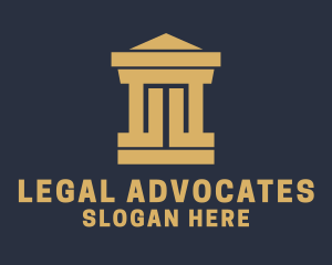 Legal Court House  logo design