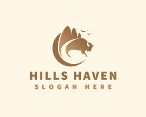 Buffalo Hills Adventure logo design