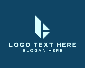 Negative Space - Generic Company Letter H logo design