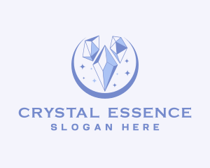 Luxe Jewelry Crystal  logo design