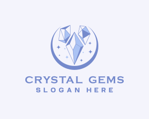 Luxe Jewelry Crystal  logo design