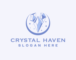 Luxe Jewelry Crystal  logo design