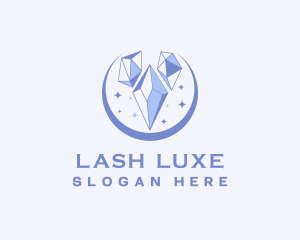 Luxe Jewelry Crystal  logo design