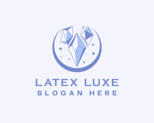 Luxe Jewelry Crystal  logo design