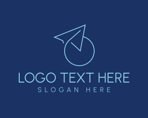 Stewardship - Minimalist Paper Plane Travel logo design