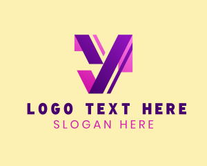 Letter Y - Multimedia Tech Expert logo design