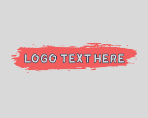 Paint - Mural Brush Paint logo design