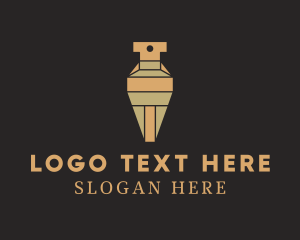 Artisan - Geometric Cologne Scent Bottle logo design