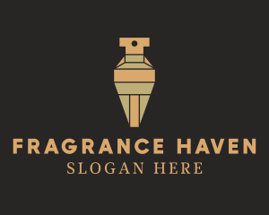 Scent - Geometric Cologne Scent Bottle logo design