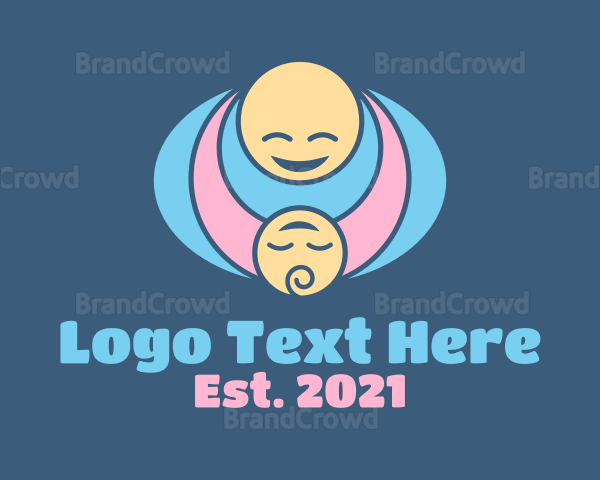 Mother & Child Hug Logo