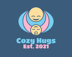 Mother & Child Hug logo design