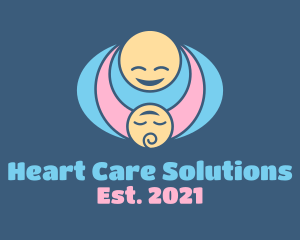 Mother & Child Hug logo design